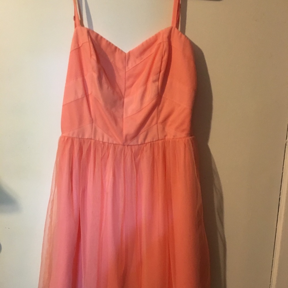 Orange summer dress